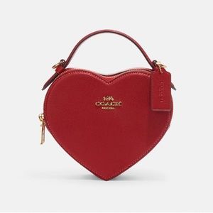 NWT Coach Red Heart Crossbody Bag